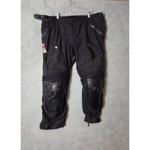 Dainese Protective Perf Leather Motorcycle Pants Sz 60 Black K+L Type A Ducati